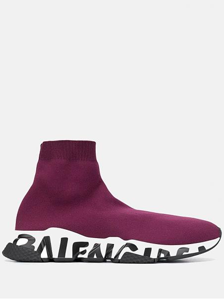 BALENCIAGA - Speed Trainer bordeau