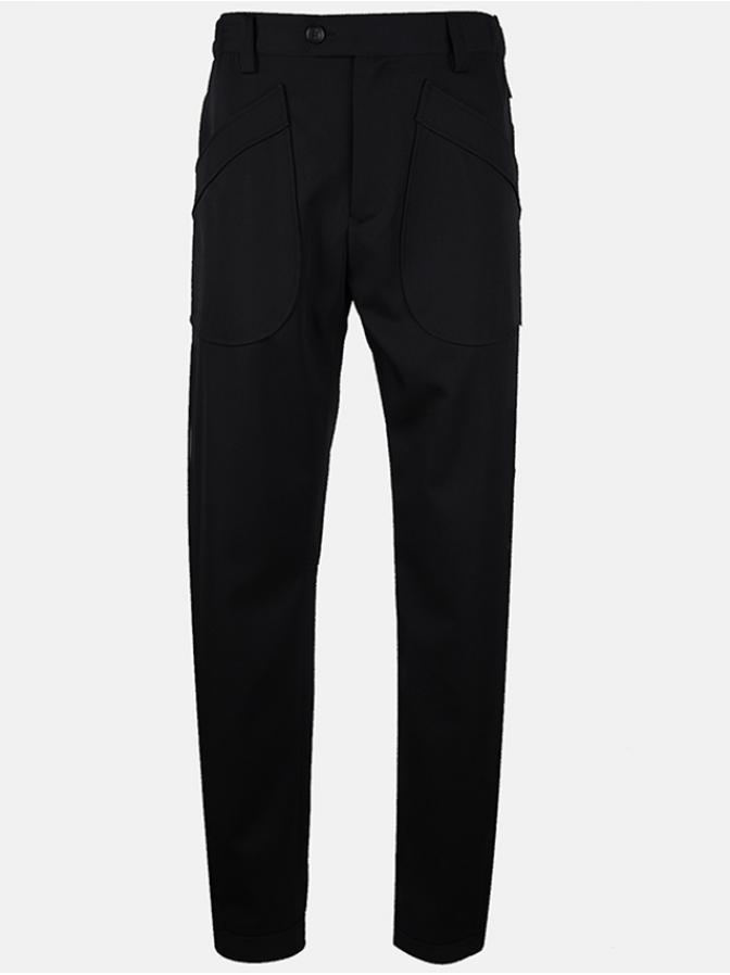 LANVIN - Pantalon noir taille élastique